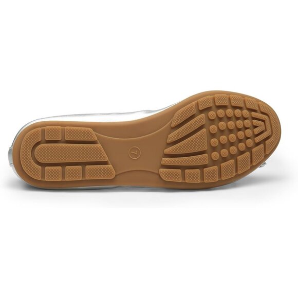 Dream Pairs Women Silver Faux Leather Round Toe Bowknot Foldable Ballerine Shoes - Picture 4 of 9